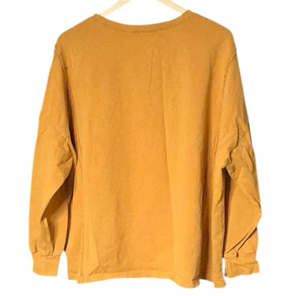 Easel Apricot Studded Heart Long Sleeve Top - Picture 6 of 10